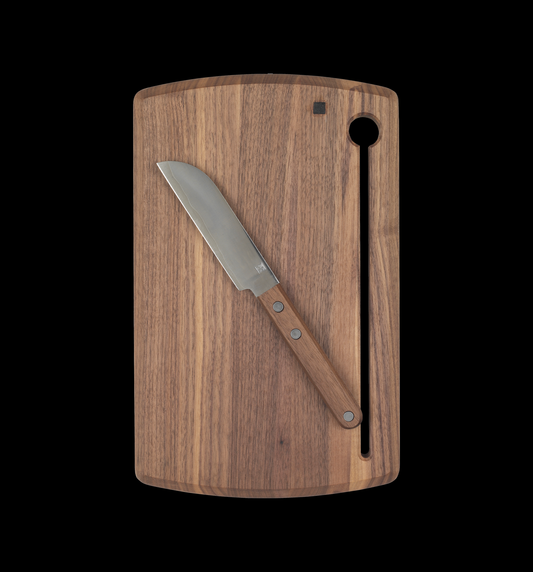 Niwaki Ajigataya Chopping Board & Knife Set