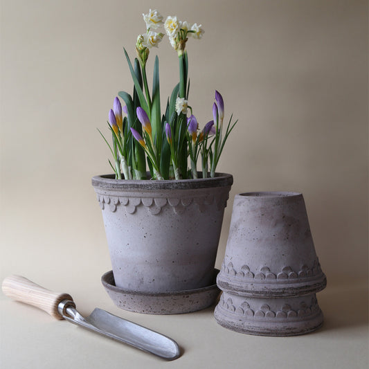 Bergs Potter Kobenhavner Pot Grey Terracotta