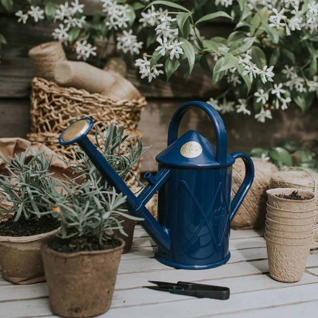 Haws ‘The Bartley Burbler’ Blue – 1L Heritage Watering Can